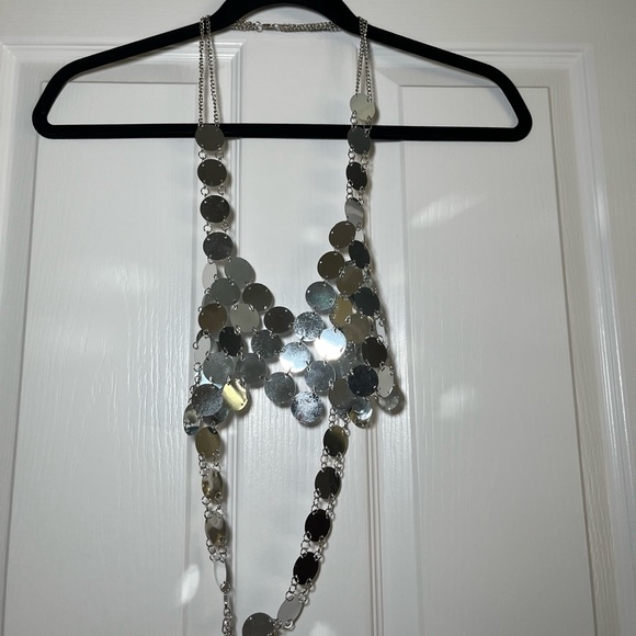 Boohoo Coin Top/Bralette - Picture 1 of 1